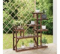 Support à fleurs 110x25x111 cm bois massif de sapin 362867