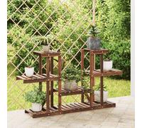 vidaXL Support à fleurs 110x25x73 cm bois massif de sapin