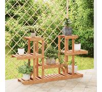vidaXL Support à fleurs 110x25x73 cm bois massif de sapin