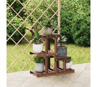 Support à fleurs 58x25x51 cm bois massif de sapin 362869