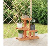 vidaXL Support à fleurs 58x25x51 cm bois massif de sapin