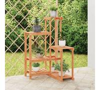 vidaXL Support à fleurs 62,5x61,5x101,5 cm bois massif de sapin