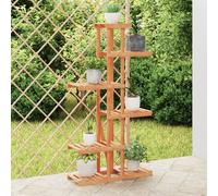 vidaXL Support à fleurs 75x25x140,5 cm bois massif de sapin