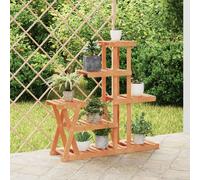 vidaXL Support à fleurs 95x25x96 cm bois massif de sapin