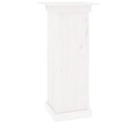 Vidaxl Support À Fleurs Blanc 40x40x90 Cm Bois De Pin Solide