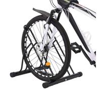 vidaXL Support à vélos pour 2 vélos Posé au sol Acier