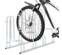 vidaXL Support à vélos pour 4 vélos Autoportant Acier galvanisé