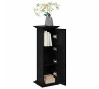 vidaXL Support d'affichage avec rangement Chêne noir 31x30x90 cm Bois reconstitué