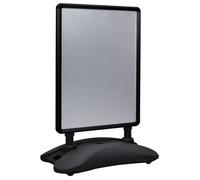 Support d affiche A1 à base d eau Noir Alliage d aluminium Noir G