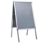 vidaXL Support d'affiche A1 pour clients Aluminium