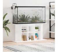 vidaXL Support d'aquarium blanc brillant 120x40x60cm bois d'ingénierie 833593
