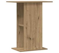 vidaXL Support pour aquarium Chêne artisanal en bois 36x60,5x72,5 cm Montage facile
