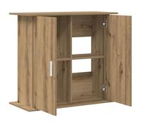 vidaXL Support d'aquarium Chêne artisanal Bois d'ingénierie 81 x 36 x 73 cm