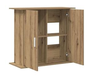 vidaXL Support d'aquarium Chêne Artisanal 81x36x73 cm Bois d'ingénierie