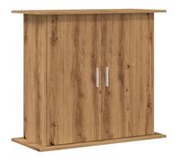vidaXL Support d'aquarium chêne Artisanal 81x36x73 cm Bois ingénierie, Armoire pour Aquarium, Support de réservoir de Poisson, Support d'aquarium en Bois