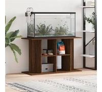 vidaXL Support d'aquarium chêne marron 100x40x60 cm bois d'ingénierie 833590 Marron G