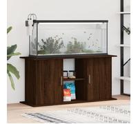 vidaXL Support d'aquarium chêne marron 121x41x58 cm bois d'ingénierie 833622