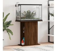 vidaXL Support d'aquarium chêne marron 36x75x72,5 cm bois d'ingénierie 833654