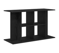 Support d'aquarium - vidaXL - Chêne noir - Bois d'ingénierie - 100x40x60 cm - Fonction de rangement - Design élégant