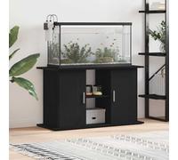 Vidaxl Support D'aquarium Chêne Noir 101x41x58 Cm Bois D'ingénierie Noir