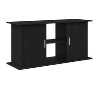 vidaXL Support d'aquarium chêne noir 121x41x58 cm bois d'ingénierie, armoire pour aquarium, support de réservoir de poisson, base pour aquarium