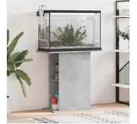 vidaXL Support d'aquarium gris béton 36x75x72,5 cm bois d'ingénierie 833651