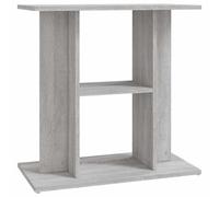 vidaXL Support d'aquarium Gris Sonoma 60x30x60 cm Bois d'ingénierie
