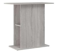 vidaXL Support pour aquarium – Armoire avec compartiments et rangement intérieur – Sonoma gris