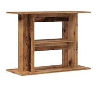 vidaXL Support d'aquarium Vieux Bois 80x35x60 cm Bois d'ingénierie, Armoire pour Aquarium, Support de réservoir de Poisson, Support d'aquarium en Bois