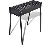 Support de barbecue au charbon de bois Carré 75x28 cm