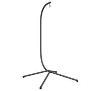 vidaXL Support de Chaise Suspendue en Forme d'œuf Anthracite Acier, Support de Chaise en Forme d'œuf Uniquement, Support de Chaise hamac, Cadre de Chaise en Forme d'œuf de Jardin