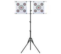 Vidaxl Support De Cible Noir 82.5 X 51 X 150 Cm Acier