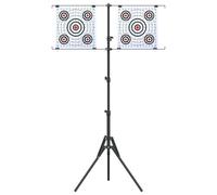 Vidaxl Support De Cible Noir 82.5 X 51 X 150 Cm Acier
