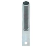 vidaXL Support de drapeau Argenté en acier 10,5×7,5×0,2 cm — Moderne et robuste