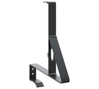 Vidaxl Support De Garde Neige Noir 46 X 11 X 32 Cm Acier