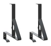 Vidaxl Support De Garde Neige Noir 46 X 11 X 32 Cm Acier