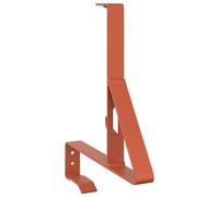 Vidaxl Support De Garde Neige Rouge 46 X 11 X 32 Cm Acier