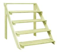 vidaXL Support de jardinière 80x80x80 cm Bois de pin imprégné