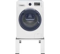 vidaXL Support de machine à laver blanc