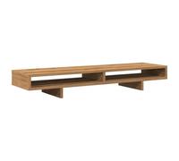 vidaXL Support de Moniteur chêne Artisanal 100x27x15cm Bois ingénierie, Support de Moniteur pour Bureau, étagère de Moniteur, Support de Moniteur d'ordinateur