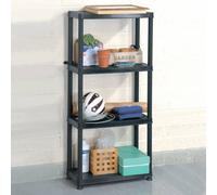 vidaXL Support de moniteur chêne fumé 100x27x10 cm bois d'ingénierie