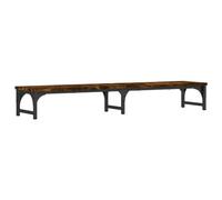 Support de moniteur chêne fumé 105x23x15,5 cm bois d'ingénierie 834012