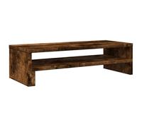 vidaXL Support de moniteur chêne fumé 54x22x15 cm bois d'ingénierie, support de moniteur pour bureau, étagère de moniteur, support de moniteur d'ordinateur