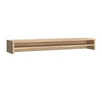 vidaXL Support de moniteur Réhausseur d'écran 100x24x13 cm Aggloméré Chêne Sonoma