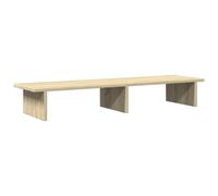 vidaXL Support de moniteur double chêne Sonoma 100x27x15 cm bois d'ingénierie