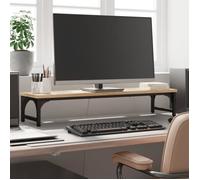 vidaXL Support de moniteur chêne sonoma 85x23x15,5 cm bois d'ingénierie 834006