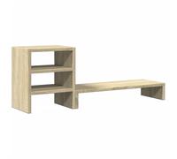 vidaXL Support de moniteur et organisateur de bureau bois d'ingénierie