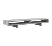 vidaXL Support de moniteur Gris béton 100x27x15 cm Bois d'ingénierie pour bureau