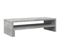 vidaXL Support d'écran gris béton 54x22x15 cm Bois composite