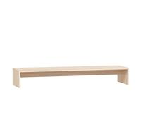 vidaXL Support de Moniteur Réhausseur d'Écran Support d'Ordinateur Portable de Bureau Etagère d’Affichage 100x27x15 cm Bois de Pin Solide